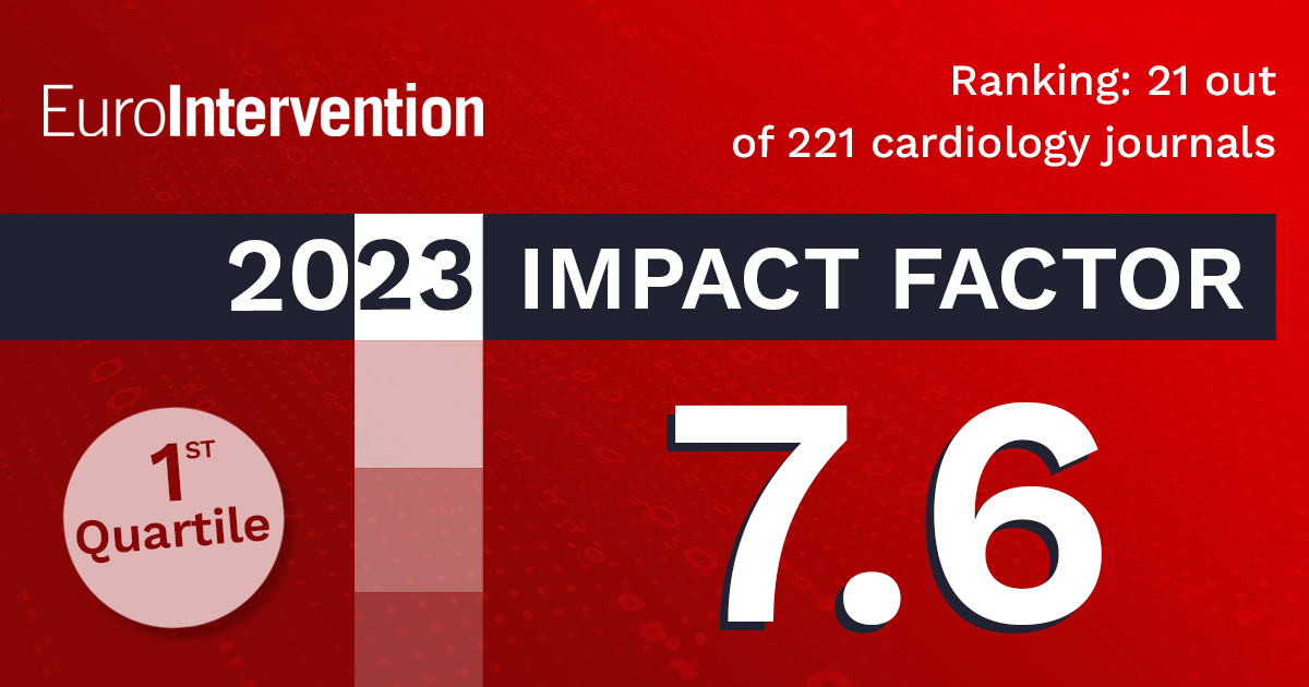 EuroIntervention's New Impact Factor 7.6