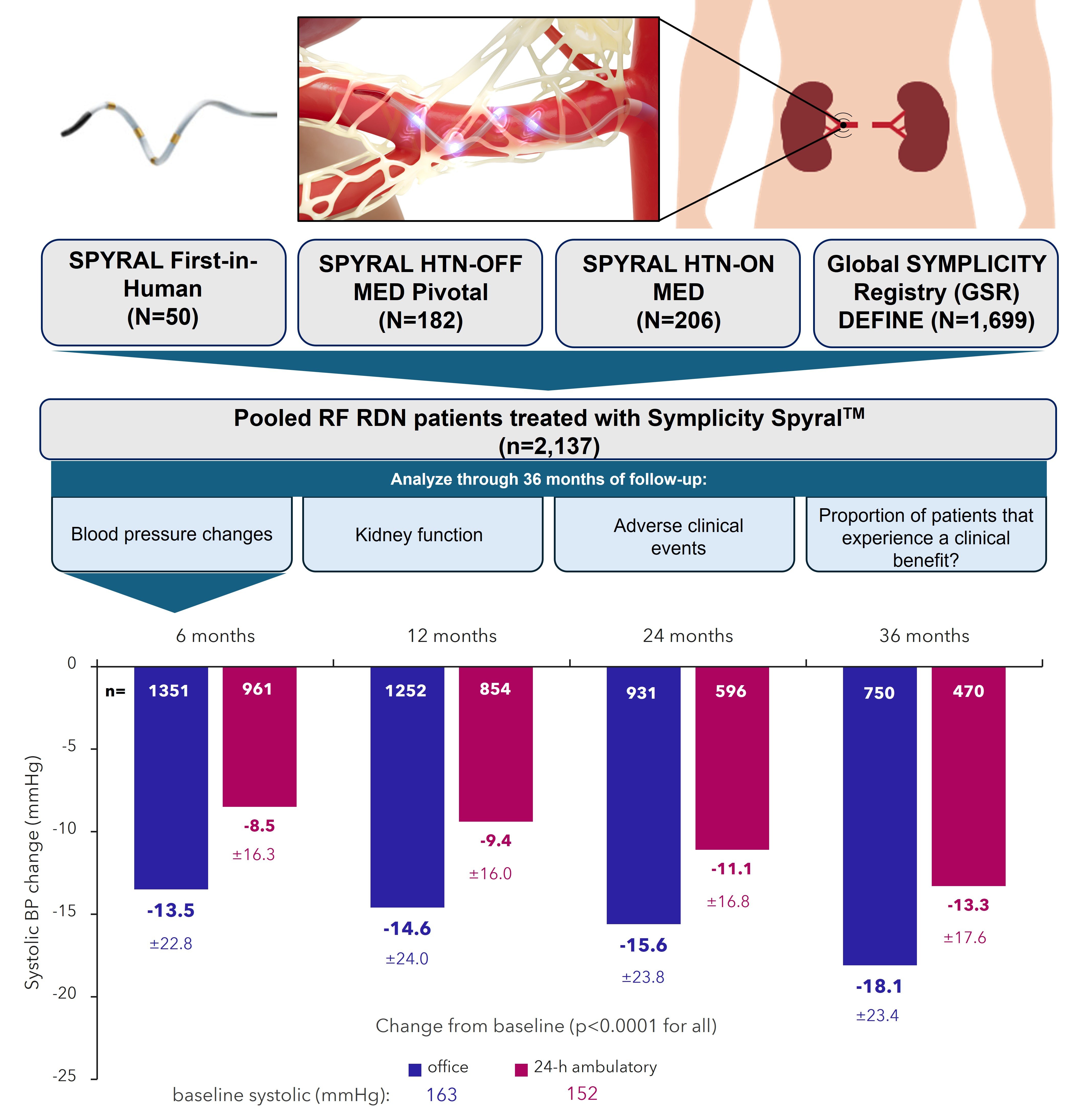 Clinical Benefit of RDN through 3 Years